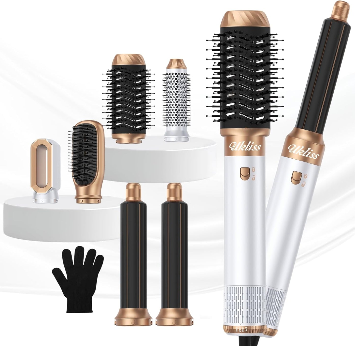 Regalo para mujeres: cepillo de secado automático 6 en 1 | Estiliza...