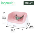 Ingenuity SmartClean - Asiento elevador para mesa de comedor con co...