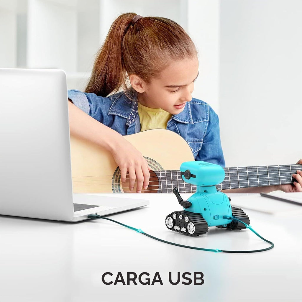 ALLCELE - Robot juguete, robots RC recargables para niños, juguete...