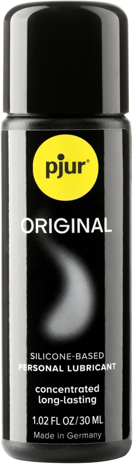pjur Lubricante original a base de silicona, lubricante prémium par...