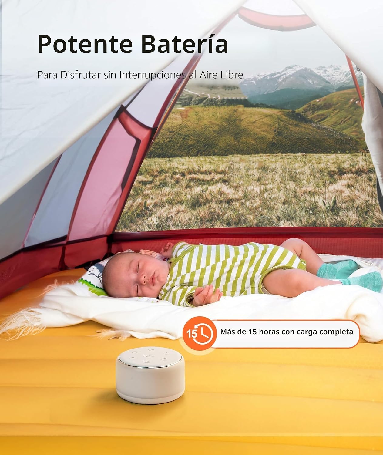 Máquina de Sonido Blanco FamiSym para Bebés para Dormir con Luz Noc...