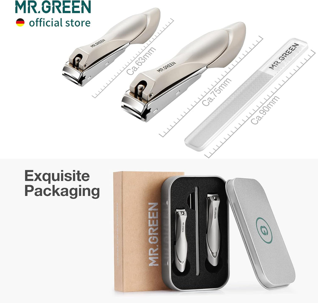 MR.GREEN Cortaúñas de seguridad para bebés, cortaúñas para el cuida...