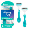 Schick Hydro Silk Sensitive Rastrillos Desechables para Mujeres, 2...