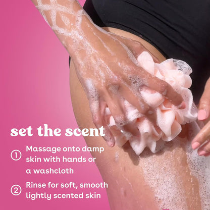 eos Gel de baño de cachemira - Granada frambuesa, gel hidratante pa...
