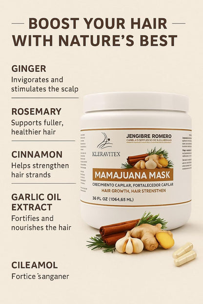 Kleravitex Mamajuana Mascarilla capilar \u2013 Tratamiento profundo...
