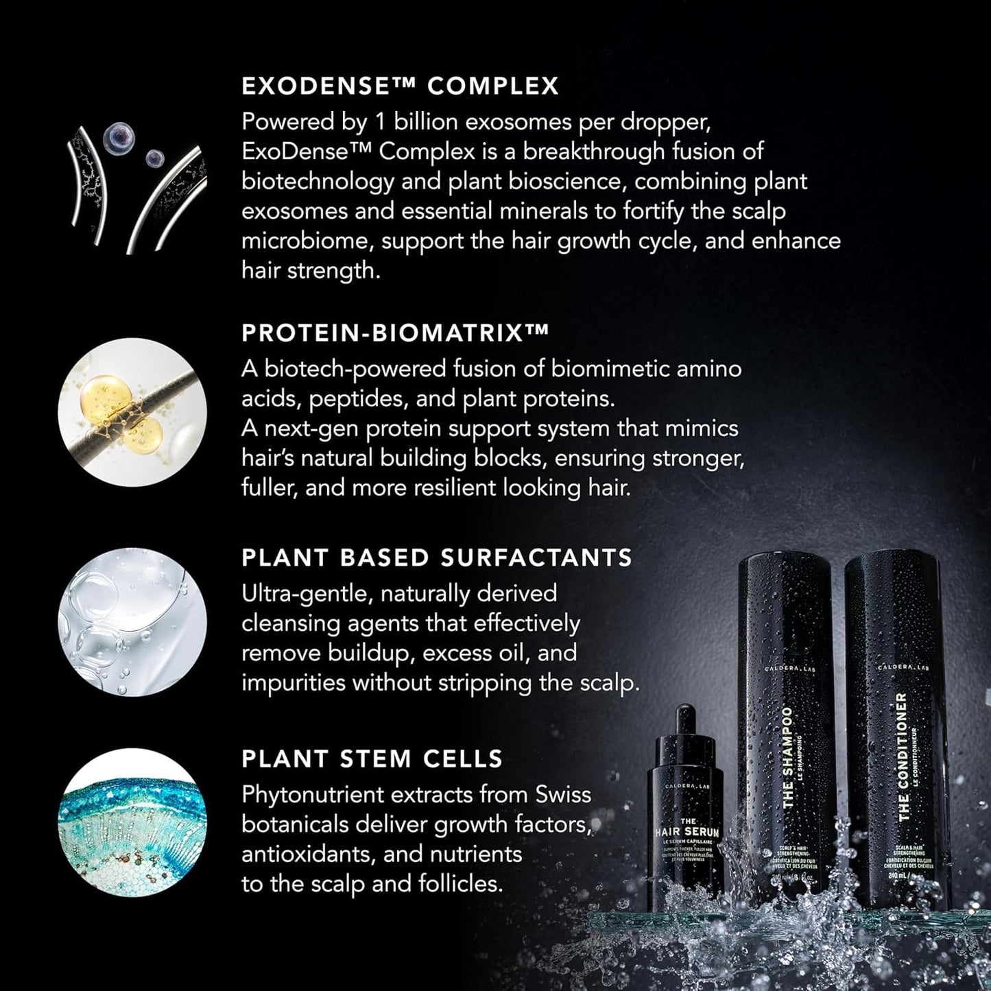 Caldera + Lab Sistema de Cuidado Capilar para Hombres \u2013 Champú...