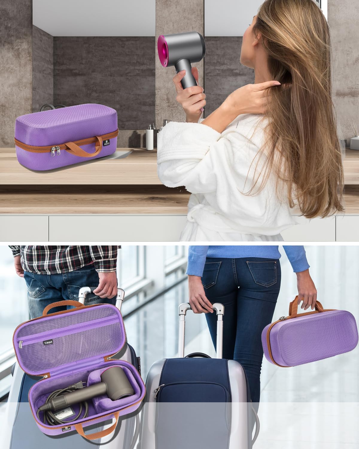 Estuche rígido de almacenamiento RAIACE Compatible con secador de p...
