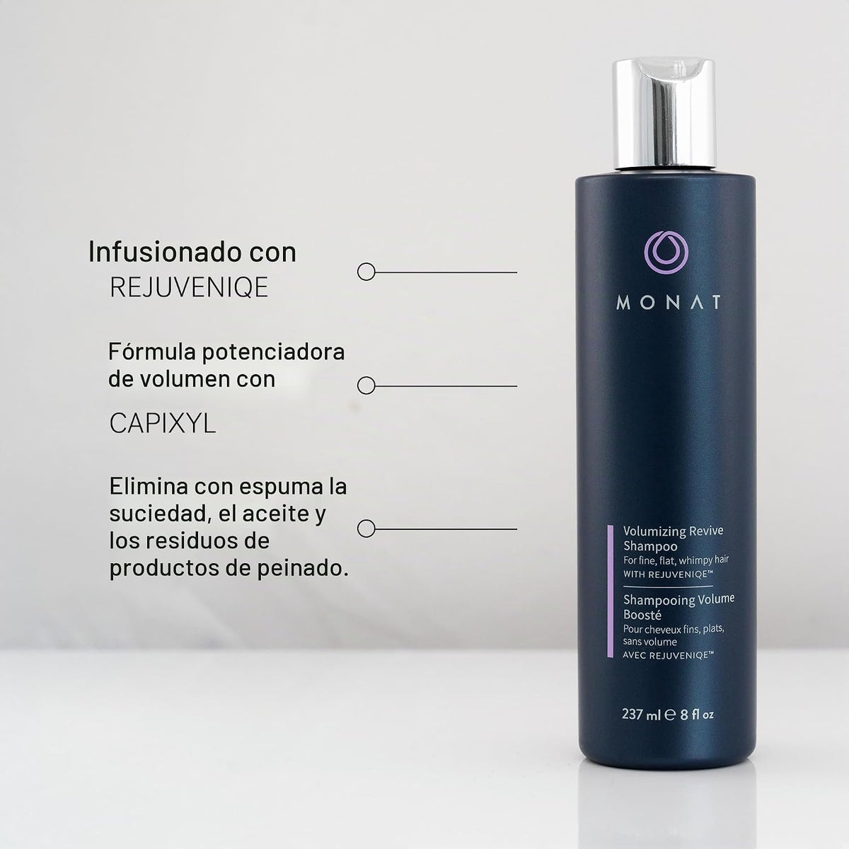 MONAT Set de Champú y Acondicionador Volumizante Infundido con REJU...