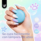 VANREESA - Juego de 24 esmaltes de uñas de gel en colores pastel, e...