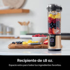 Ninja Blast licuadora portátil, sin cable, recipiente de 18 oz, lic...