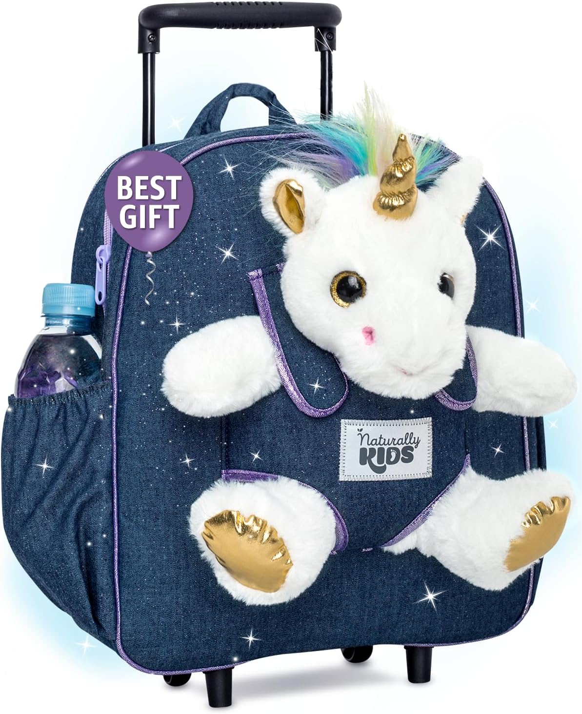 Naturally KIDS Maleta para niños pequeños con. Juguete de peluche d...