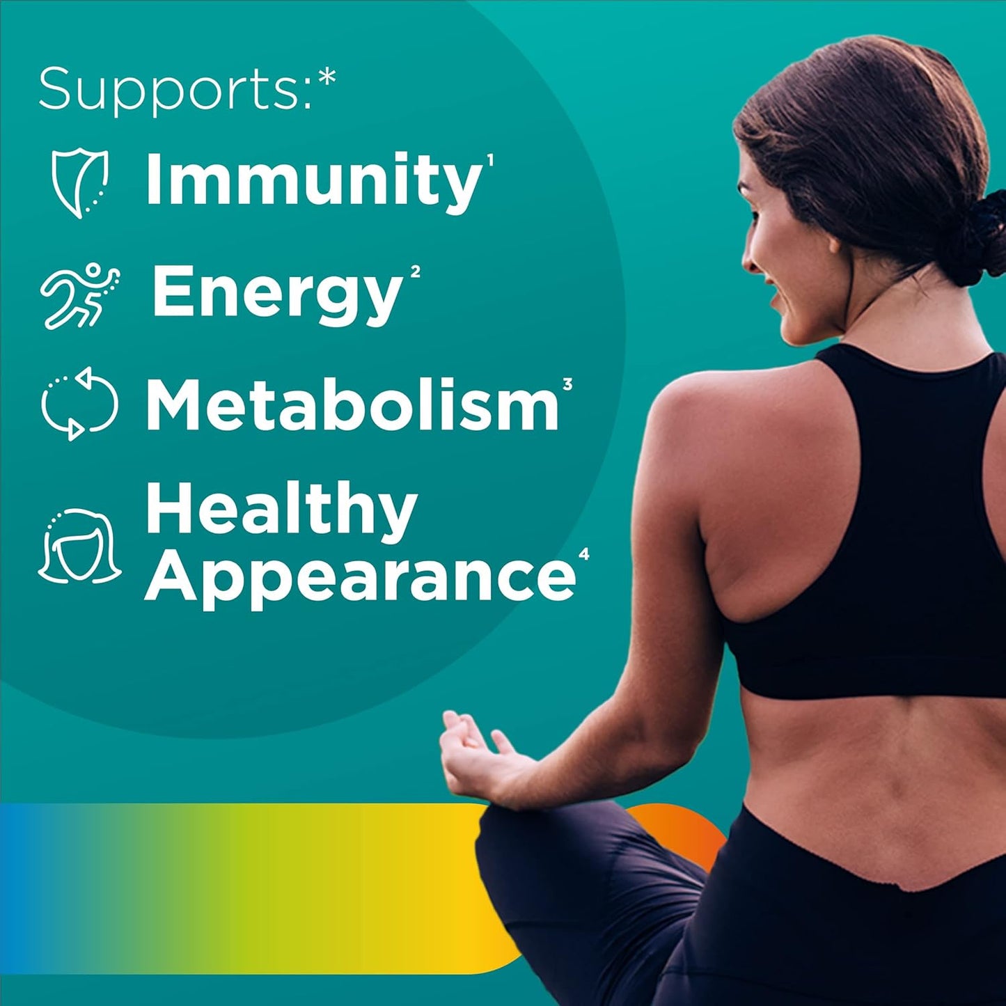 Centrum Gomitas Multivitamínicas para Mujeres, Apoyo Inmune, Energí...