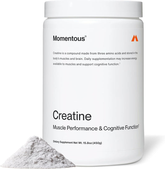 Momentous - Polvo de monohidrato de creatina - Polvo de creatina Cr...