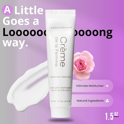 Crema hidratante vaginal diaria Crème De La Femme para un alivio du...