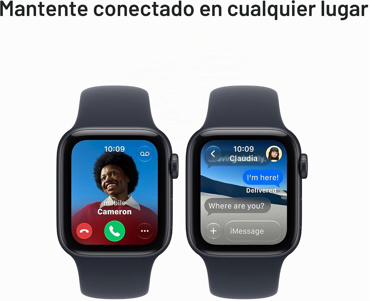 Apple Reloj inteligente SE 3 GPS 1.575 in | Caja de aluminio Starli...