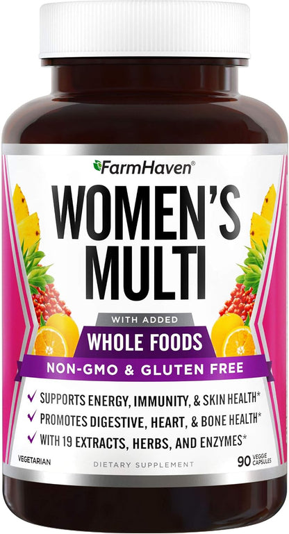 FarmHaven Multivitamínico para mujer - 22 nutrientes clave para la...