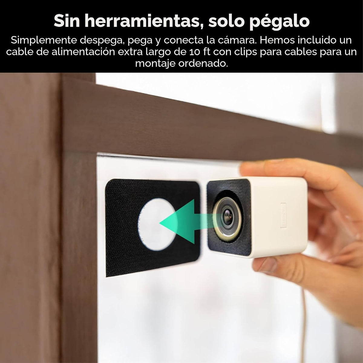 Wyze Cámara de ventana, cámara de seguridad WiFi HD para interiores...