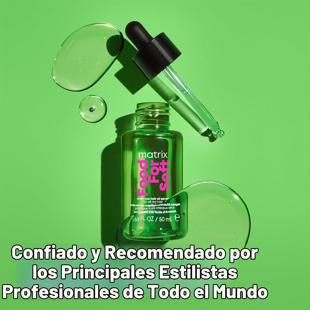 MATRIX Food For Soft Hair Oil \u2013 Para cabello seco y quebradizo...