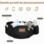 Luollabytel Portabebés ergonómico con asiento de cadera, recién nac...