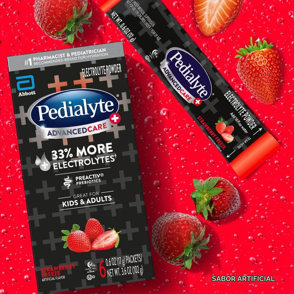 Pedialyte Advanced Care Pedialyte AdvancedCare Plus Electrolyte Pow...