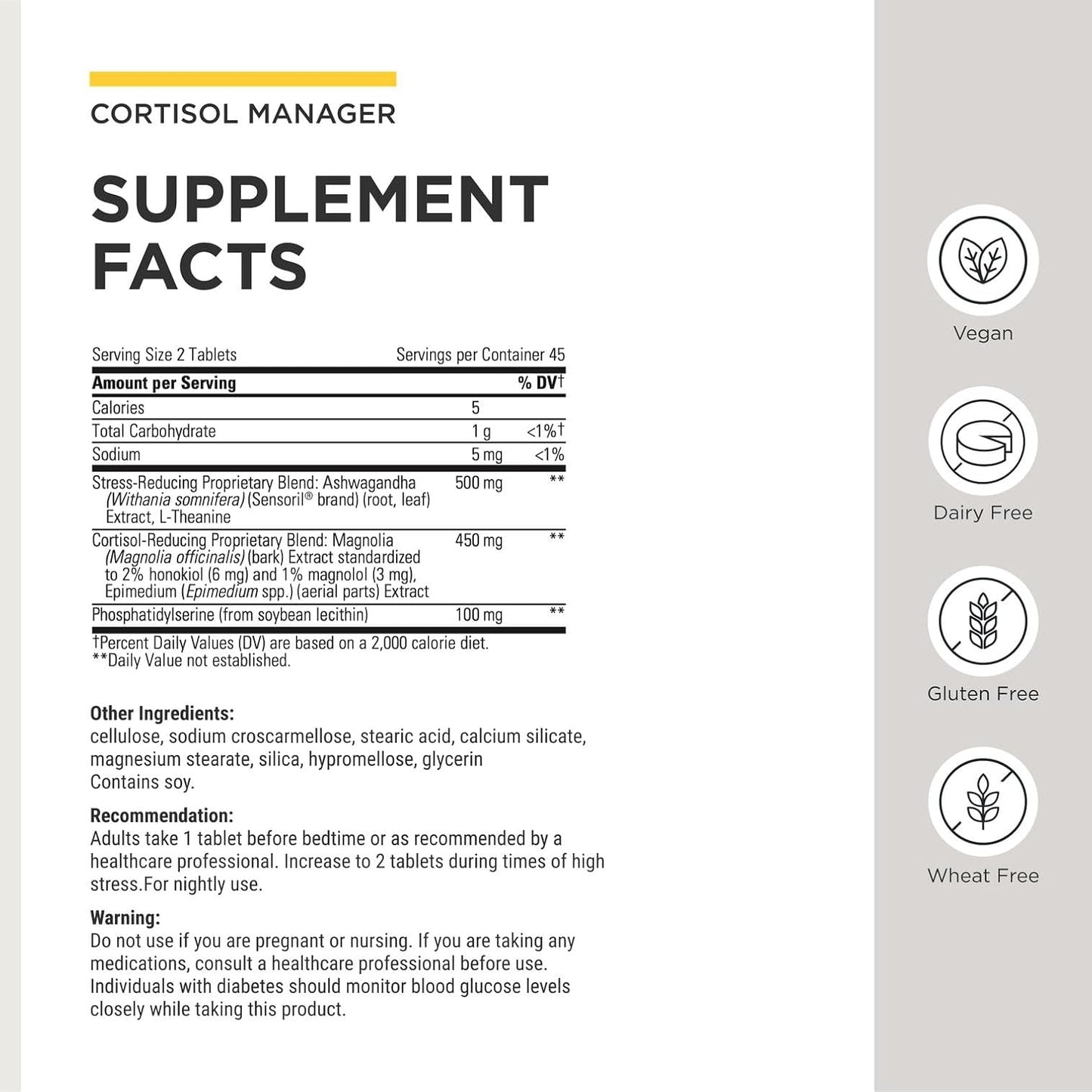 Integrative Therapeutics Regulador de cortisol estabilizador de hor...