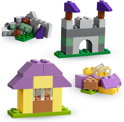 LEGO Classic Maleta creativa 10713 - Incluye estuche organizador de almacenamiento con divertidos y coloridos bloques de construcción, juguete de aprendizaje preescolar para niños, niños y niñas a