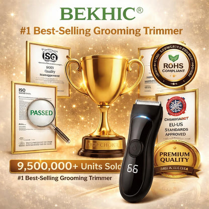 Bekhic Manscape - Cortadora de pelo para ingle y cuerpo para hombre...