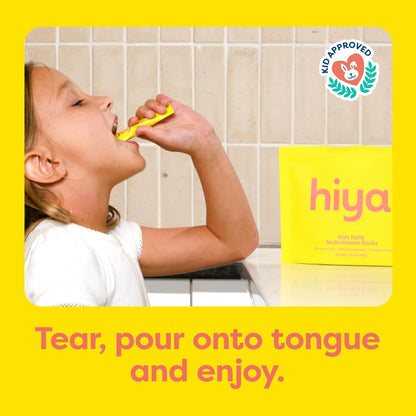 Hiya Multivitamínico para niños, más de 15 vitaminas y minerales es...