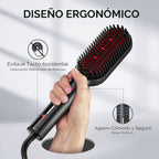 TYMO Cepillo alisador de cabello \u2013 Cepillo alisador iónico Plu...