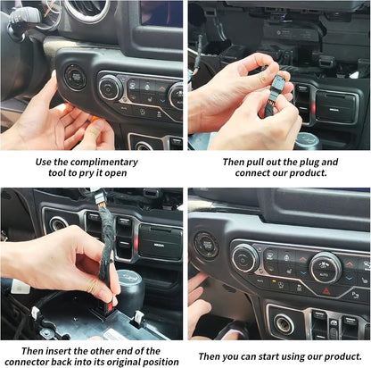 Eliminador de parada de arranque automático para Jeep Wrangler JL 2018 2019 2020 2021 2022 2023 2024 2025 Gladiator JT 2020-2025 Eliminador de parada automática del motor, parada automática