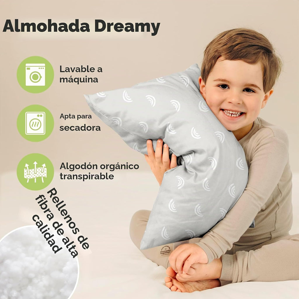 Paquete de 2 almohadas para niños de 2 años a 5,13 x 18 pulgadas (a...