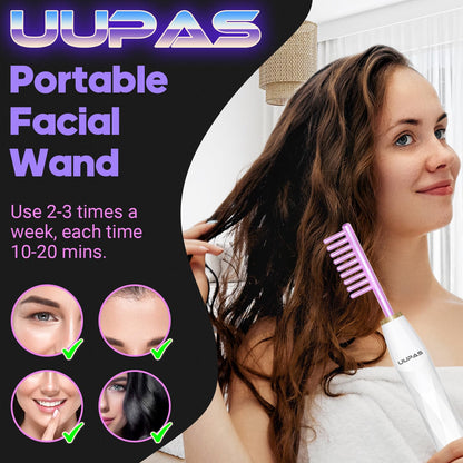 UUPAS Máquina facial de alta frecuencia de la varita de la cara de...