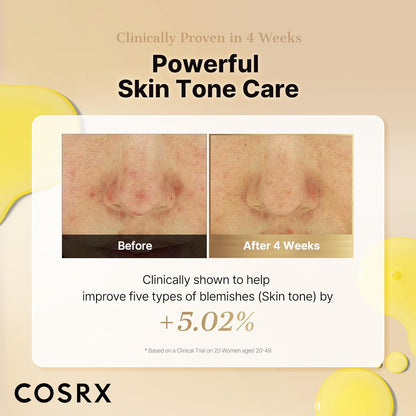 COSRX Advanced Pure - Suero de vitamina C al 23% con vitamina E y glutatión (renovación), suero coreano de vitamina C para líneas finas, tono de piel desigual y piel opaca, 0.67 onzas, cuidado de la