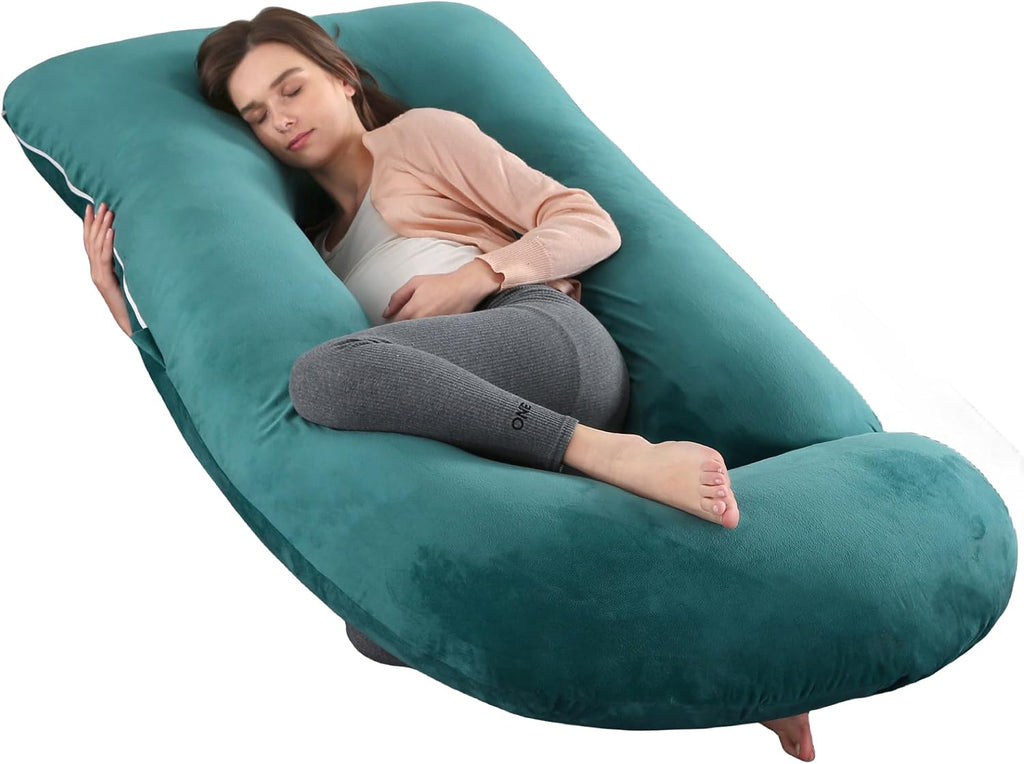 ALLOPERA Almohada de embarazo, almohada de maternidad de cuerpo com...