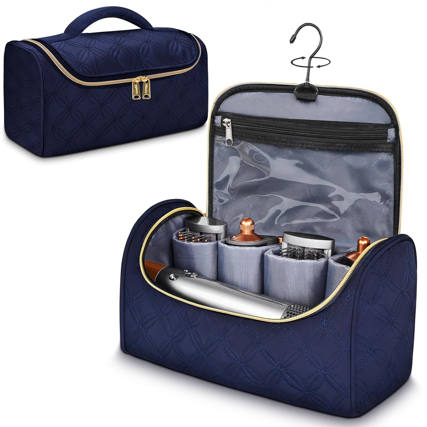 Mancro Estuche de viaje acolchado compatible con Dyson Airwrap Styl...