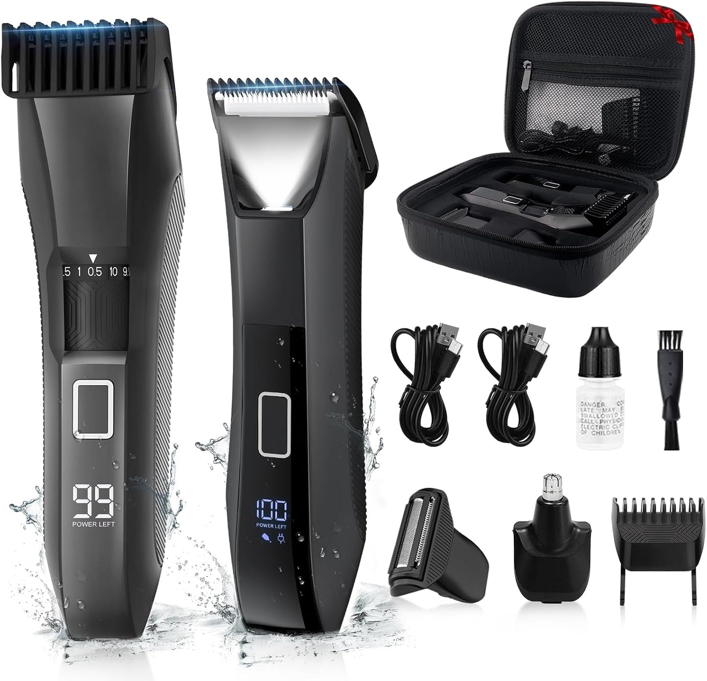 Beatslm Manscape - Recortadora de barba para hombres, recortadora d...
