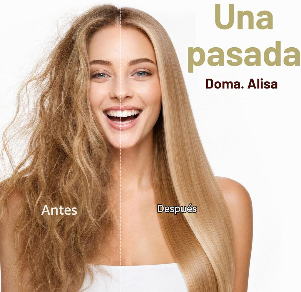 CrazyMar Plancha de pelo infrarroja de 2 pulgadas, plancha plana al...