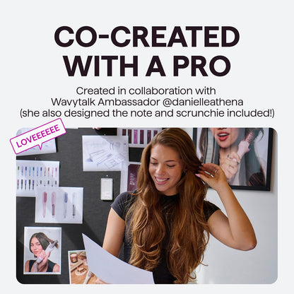 Wavytalk Cepillo alisador de cabello Pro Steamline Pro, cepillo ali...