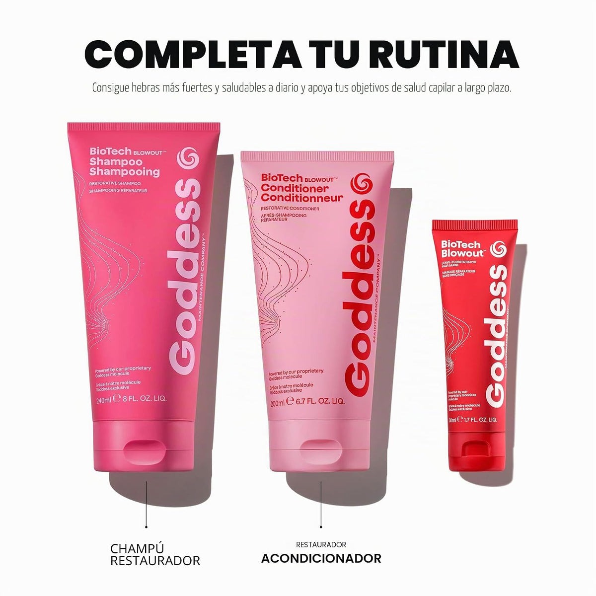 Goddess BioTech Blowout Mascarilla restauradora para el cabello sin...