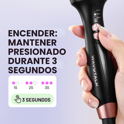 Wavytalk Versión Actualizada Cepillo Térmico para Aspecto de Peinad...