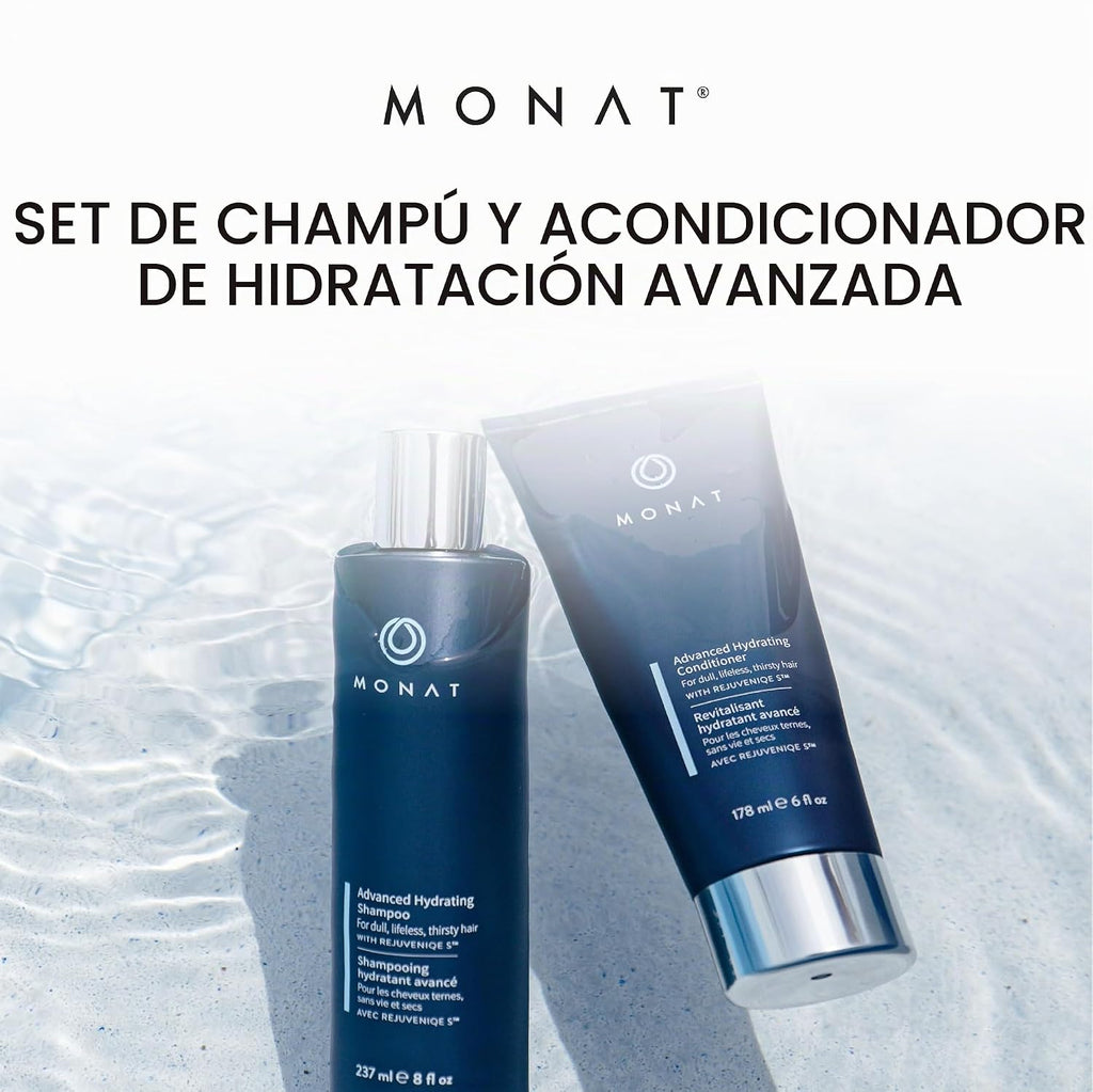 MONAT Juego de champú y acondicionador de hidratación avanzada infu...