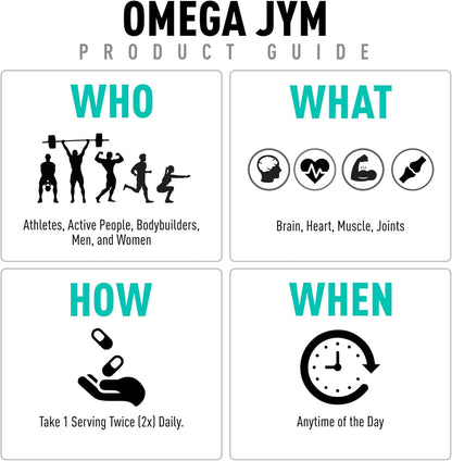 JYM Supplement Science Aceite de Pescado Omega JYM 2800mg, Omega 3...