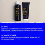 Paquete de lavado y acondicionador hidratante para barba Scotch Por...