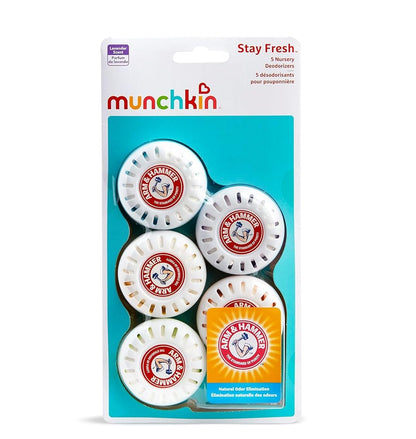 Ambientador Munchkin Arm and Hammer para el cuarto del bebé, Púrpura