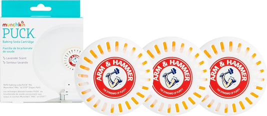Munchkin® Arm & Hammer Puck Cartucho de Bicarbonato de Sodio, Aroma...