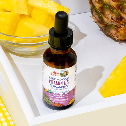 MaryRuth Organics Gotas líquidas de vitamina D3 | Megadosis 4000 UI...