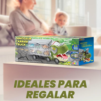 JOYIN Juguetes de dinosaurio 13 en 1 para niños de 3 a 5 años, cami...