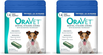 OraVet Masticables de higiene dental para perros pequeños, cuidado...