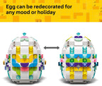 LEGO Juguete decorativo de construcción de huevos de Pascua para niñas y niños, actividad artesanal de primavera para niños a partir de 8 años, relleno de cesta o idea de regalo para Pascua, 40816
