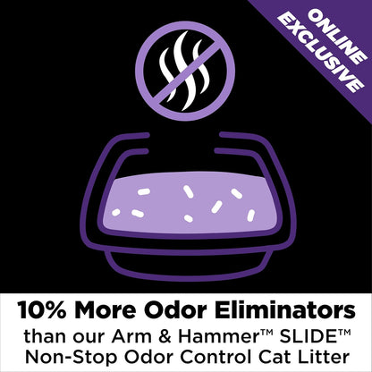 Arm &amp; Hammer Platinum Slide Easy Clean-Up Clumping Cat Litter -...
